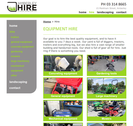 Amberley Hire