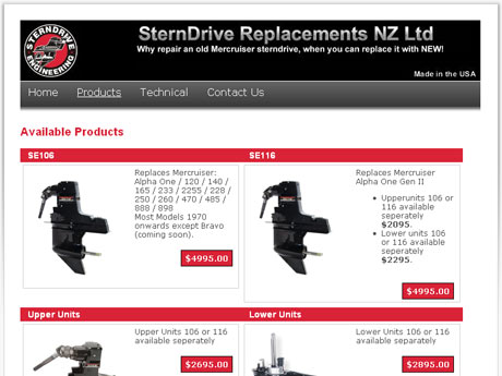 Sterndrive Replacements