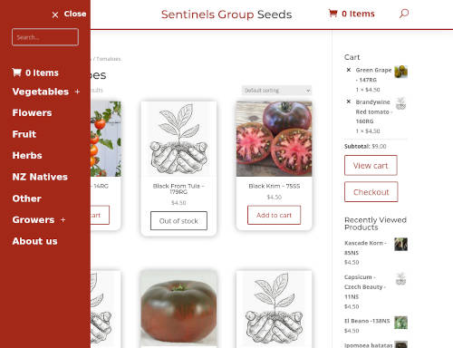 Sentinels Group - Selling seeds