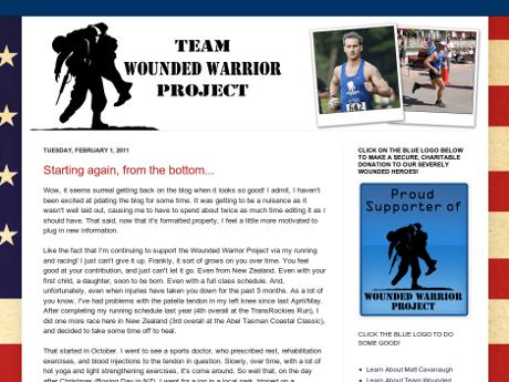 Matt Cavanaugh's Team Wounded Warrior Project